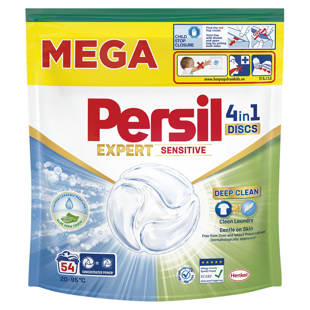 Persil Expert Sensitive Deep Clean 4w1 54 kapsułki do prania