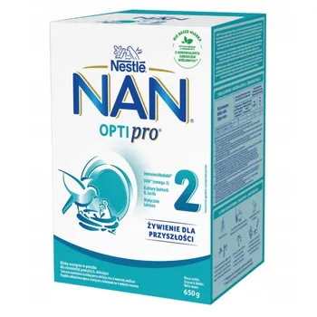 Nestle NAN Optipro 2 mleko modyfikowane dla niemowląt po 6. miesiącu życia, 650 g 