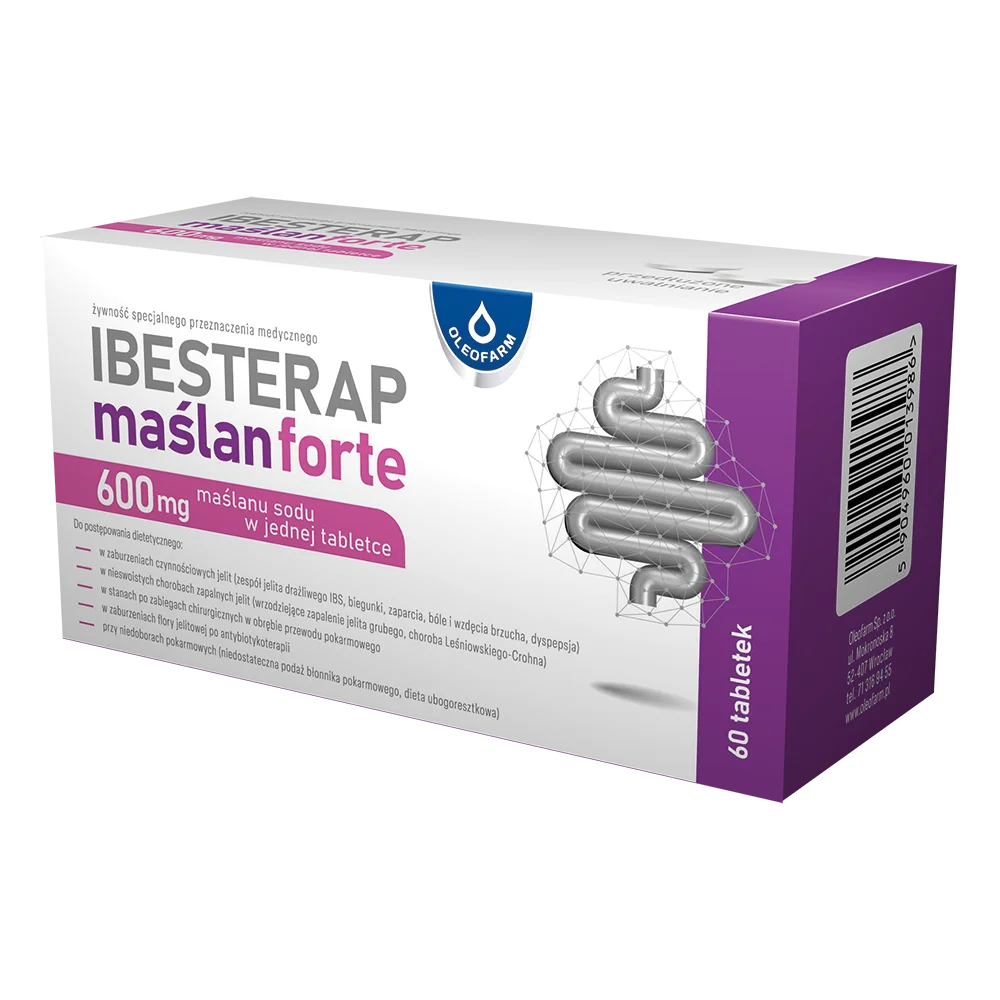 Ibesterap maślan forte 600 mg 60 tabletek