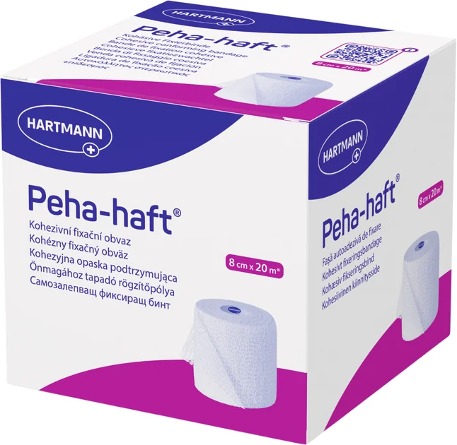 Peha-Haft kohezyjna opaska podtrzymująca, 8 cm x 20 m