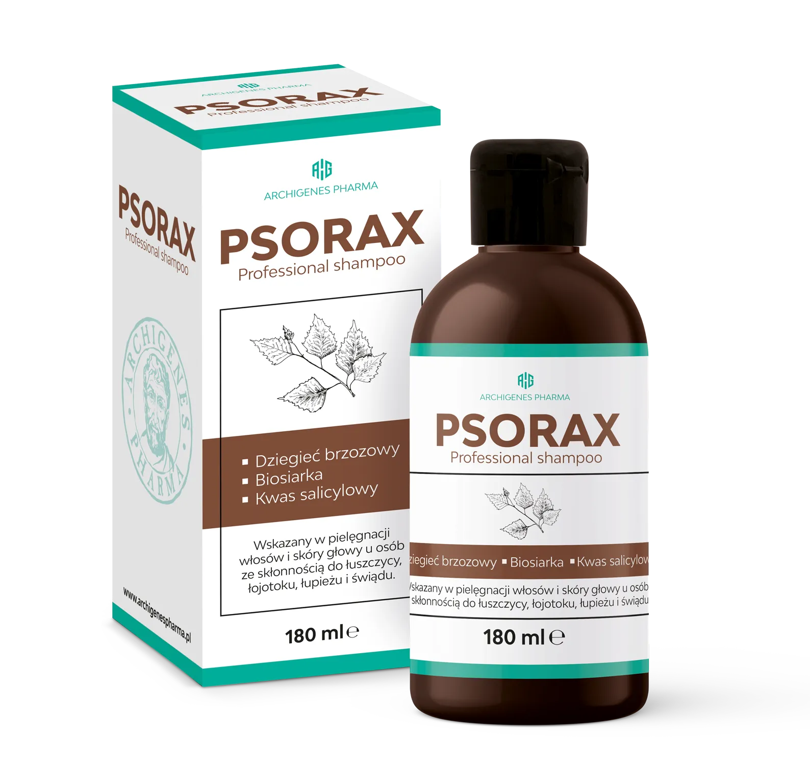 Psorax Professional Shampoo, szampon na łuszczycę, 180 ml