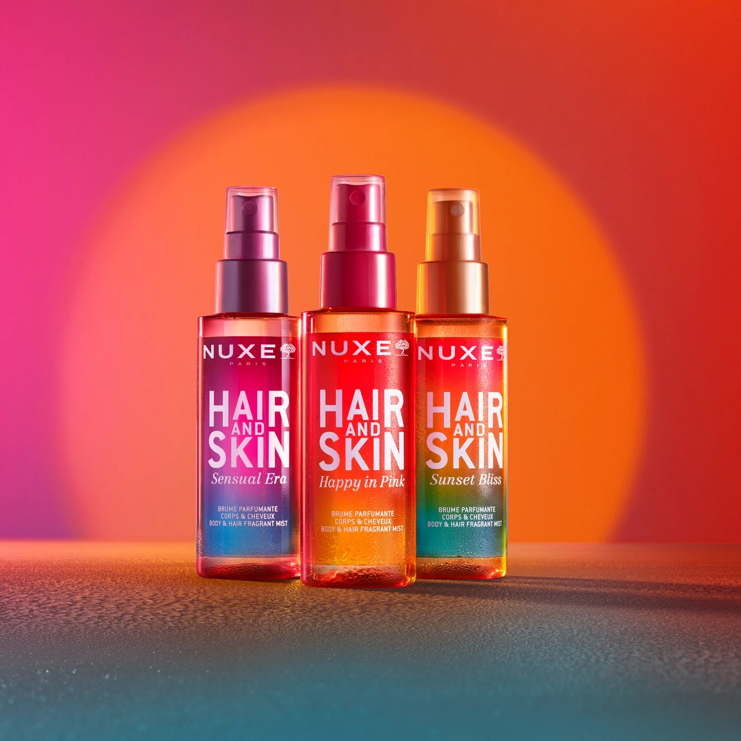 Nuxe Hair & Skin nawilżająca mgiełka do ciała i włosów Sensual Era, 100 ml