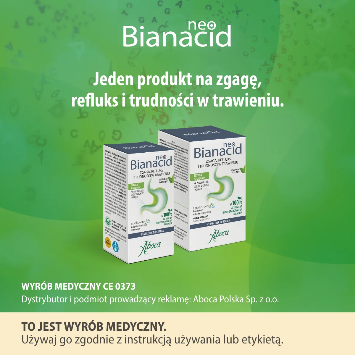 Aboca NeoBianacid 45 tabletek do ssania