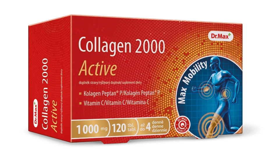 Collagen 2000 Active Dr.Max, suplement diety, 120 tabletek