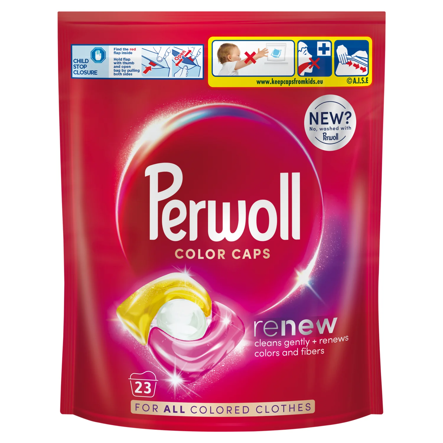 Perwoll Renew Color Skoncentrowany środek do prania, 23 szt.