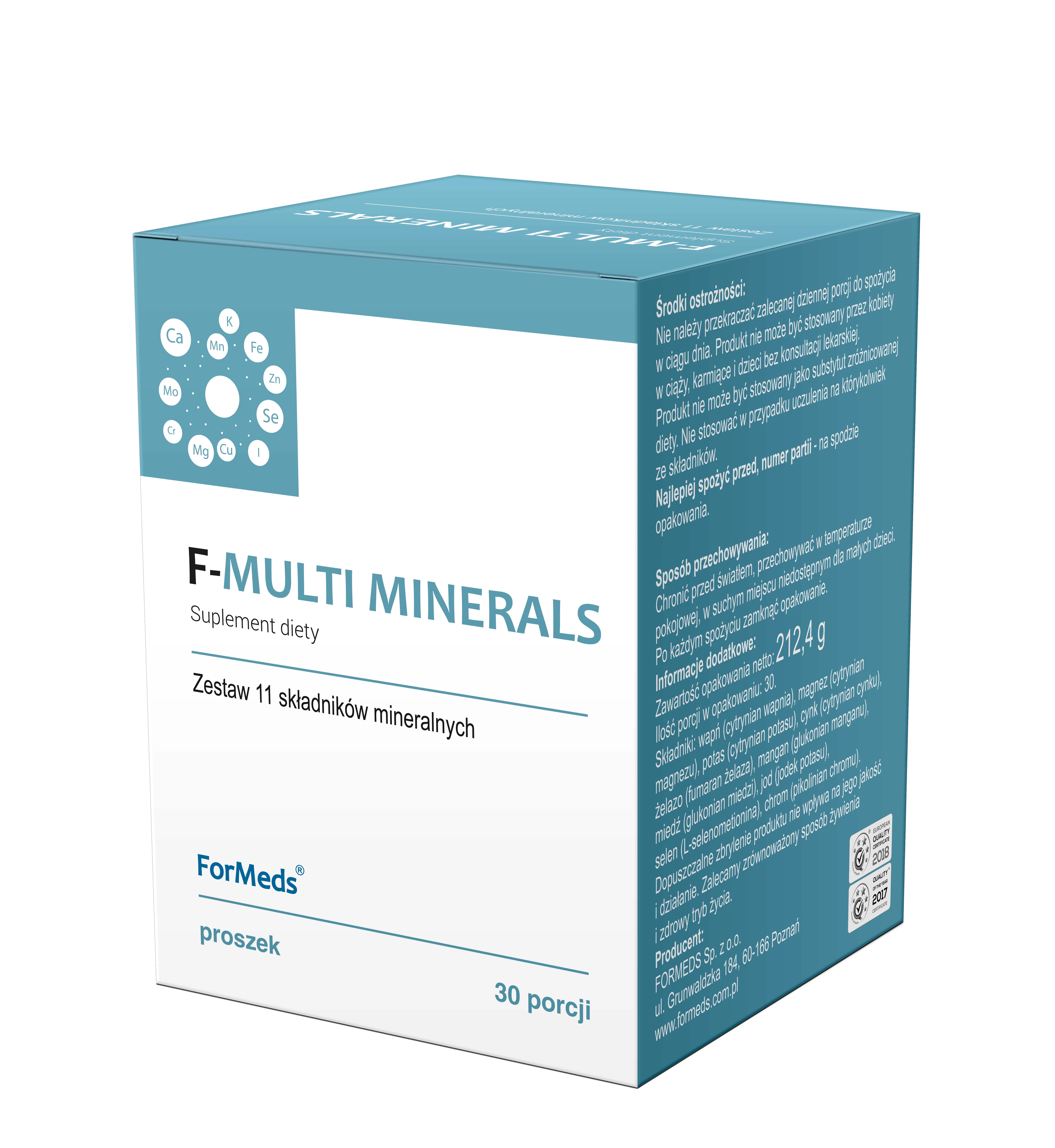ForMeds F-Multi Minerals, suplement diety, proszek, 30 porcji