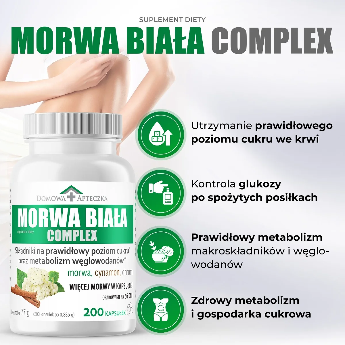 Morwa Biała Complex 200 kapsułek