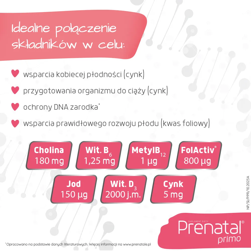 Prenatal® PRIMO 30 kapsułek 
