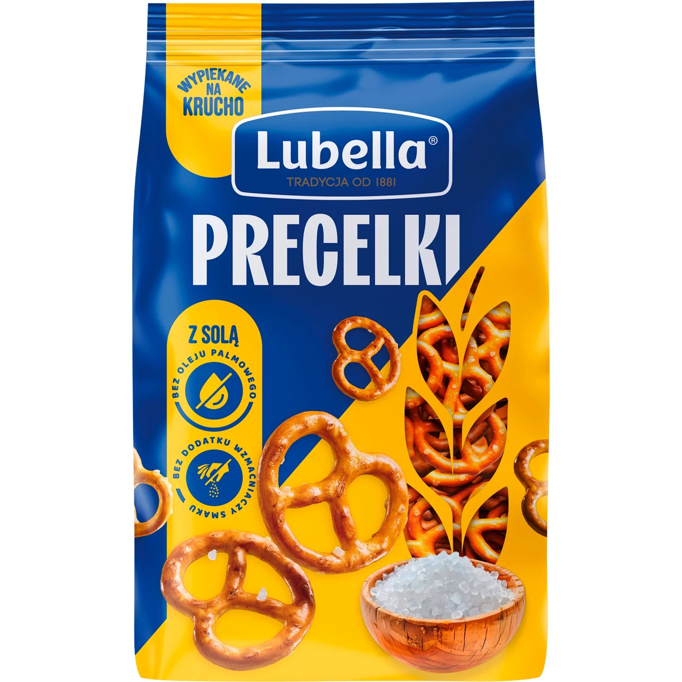 Lubella Precelki z solą, 80 g