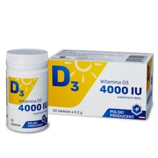 Witamina D3 4000 IU 50 tabletek