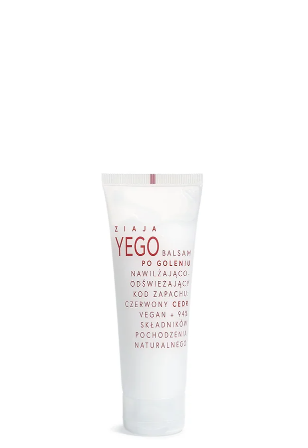Ziaja Yego balsam po goleniu nawilżająco-odświeżający czerwony cedr, 80 ml