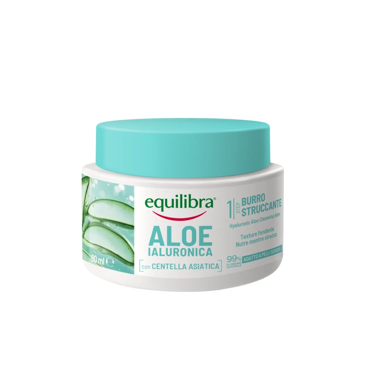 Equilibra Aloe masełko oczyszczające z aloesem i kwasem hialuronowym, 80 ml