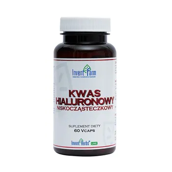 Invent Farm Kwas Hialuronowy, suplement diety, 60 kapsułek 