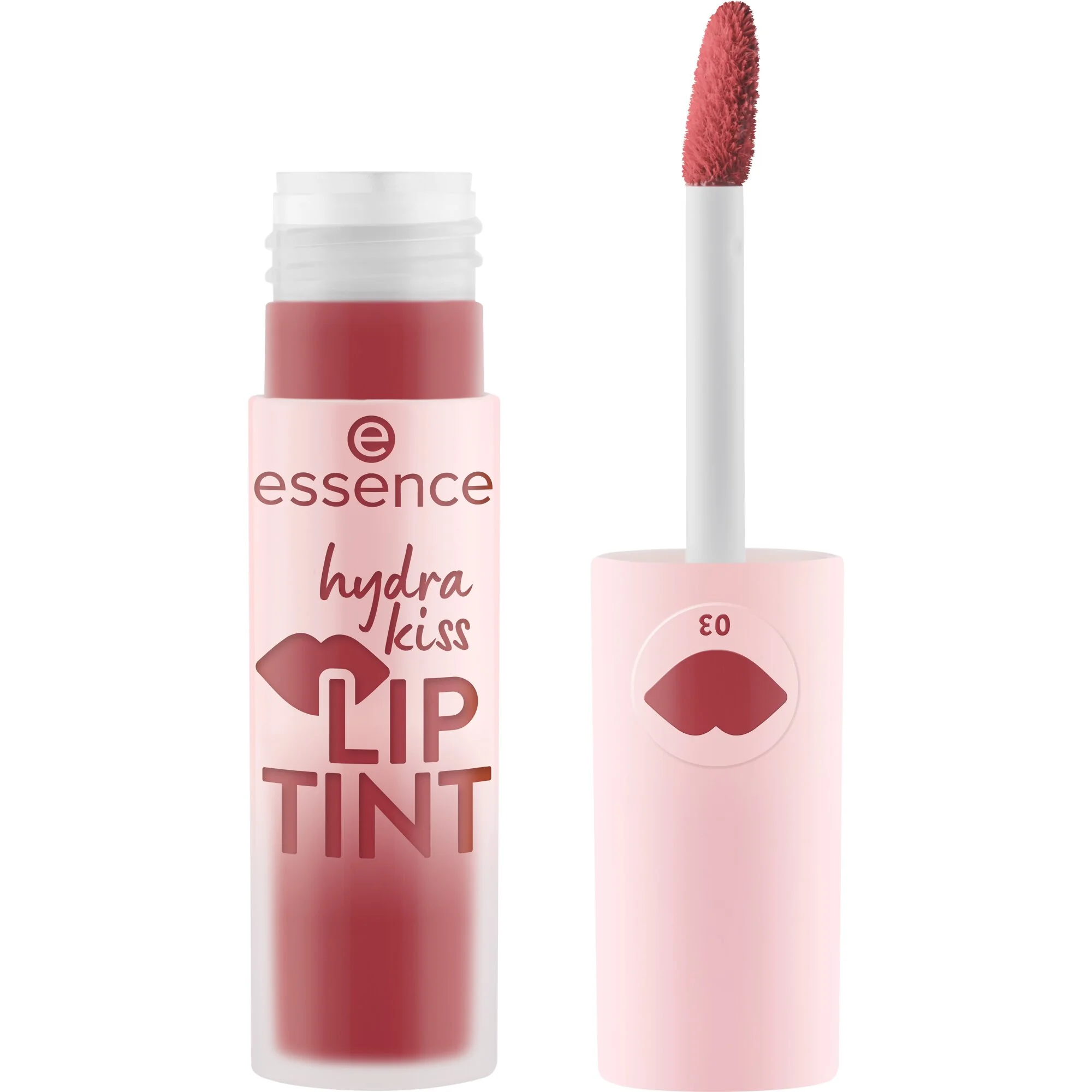 Essence Hydra Kiss Lip Tint tint do ust 03 Rosy Blossom, 4 ml