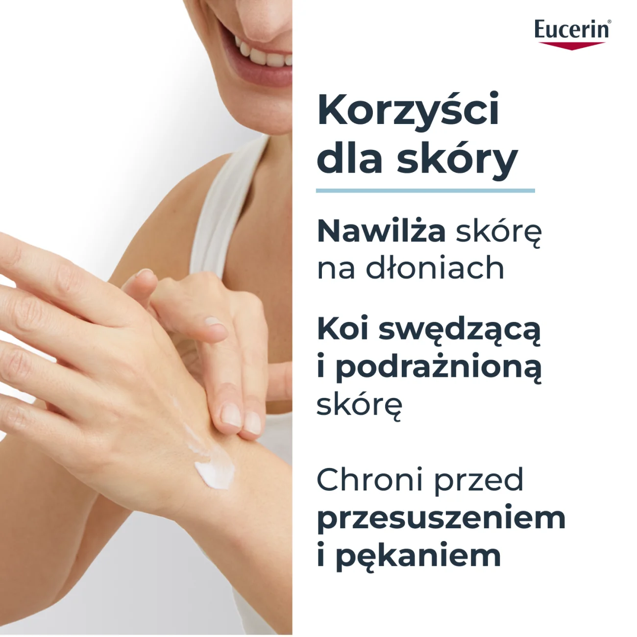 Eucerin AtopiControl kojący krem do rąk, 75ml