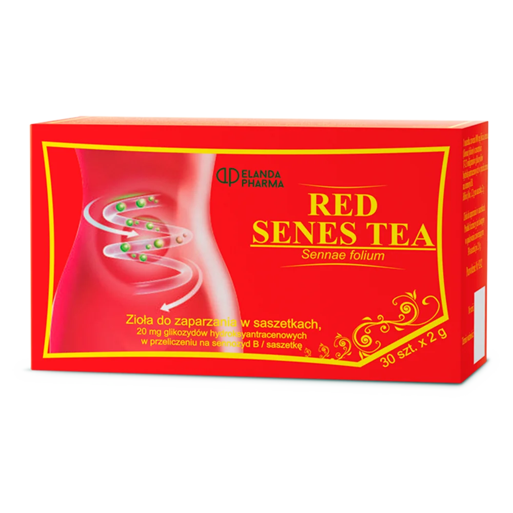 Red Senes Tea herbatka odchudzająca, 30 saszetek