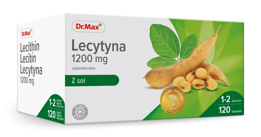 Lecytyna Dr.Max, suplement diety, 120 kapsułek