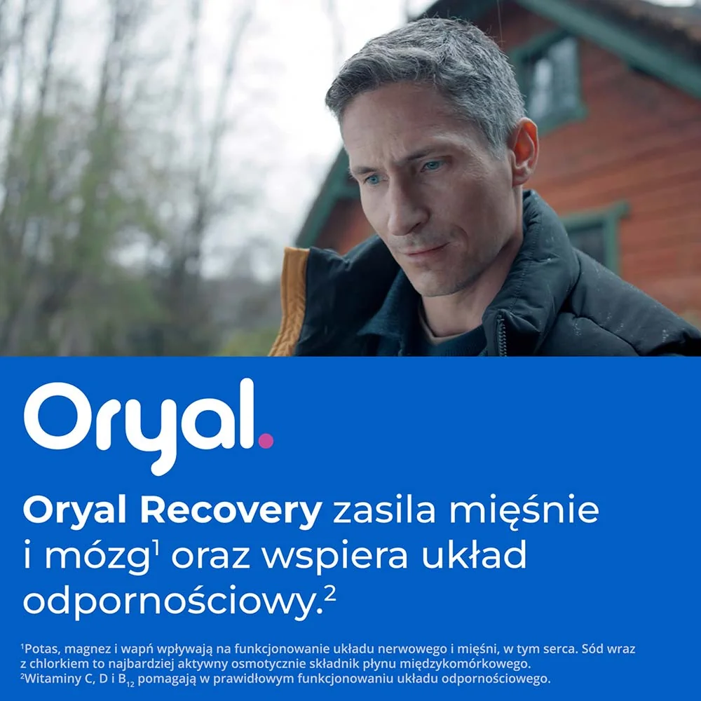 Oryal Recovery smak owoce leśne, 16 tabletek musujących