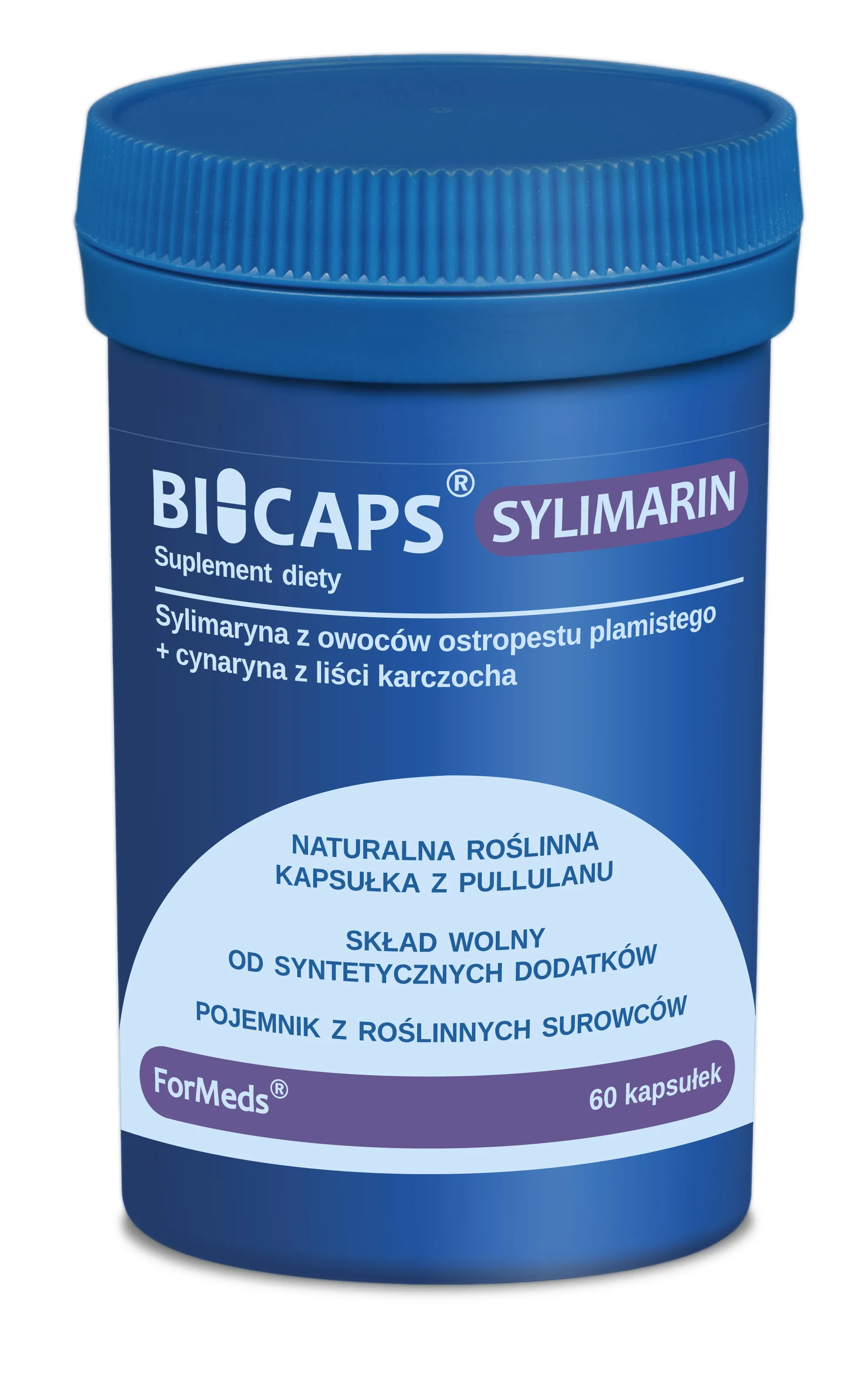 ForMeds Bicaps Sylimarin, suplement diety, 60 kapsułek