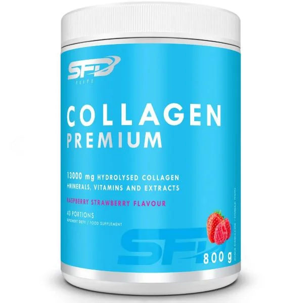 SFD Collagen Premium malina-truskawka, 800 g