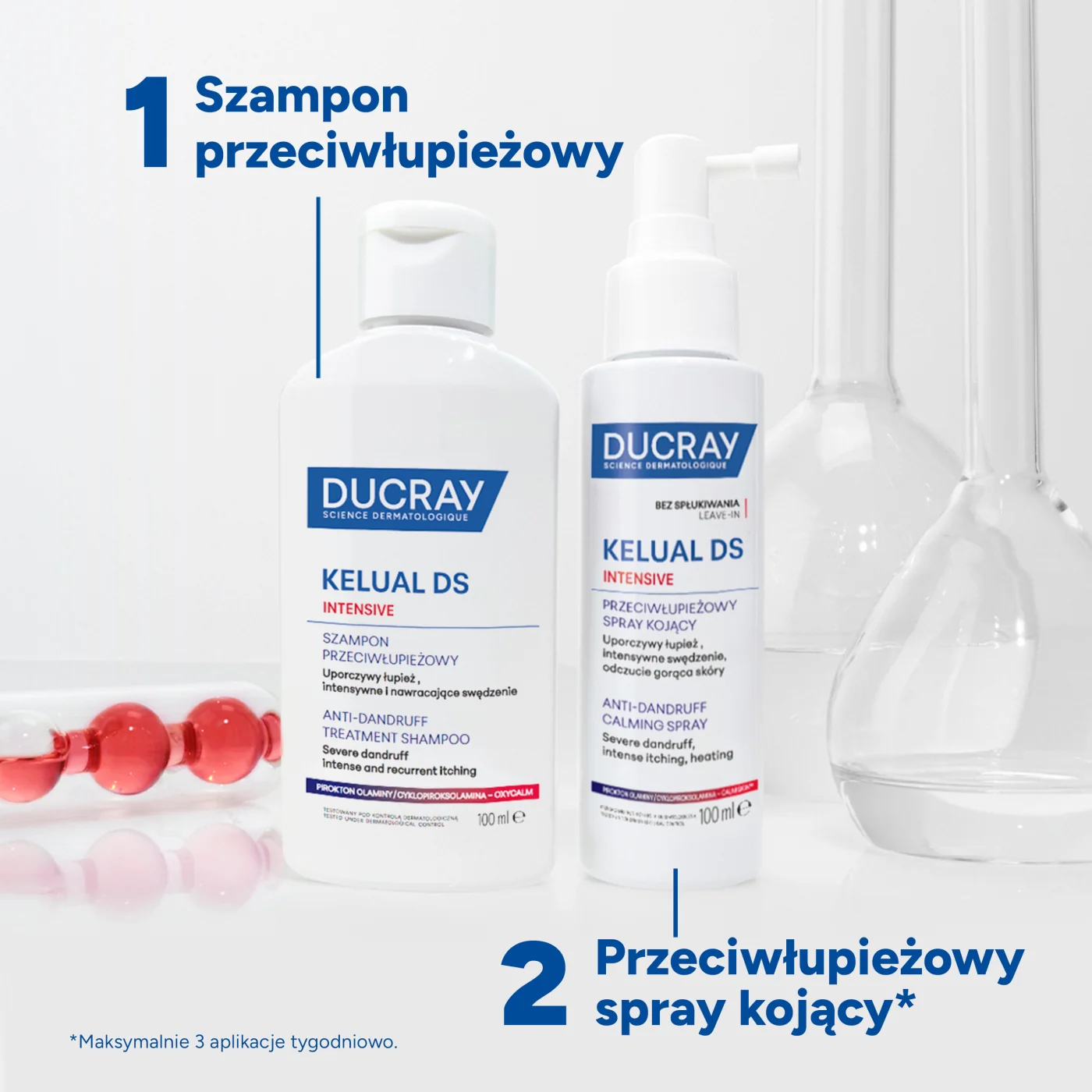 Ducray Kelual DS Intensive szampon przeciwłupieżowy, 100 ml