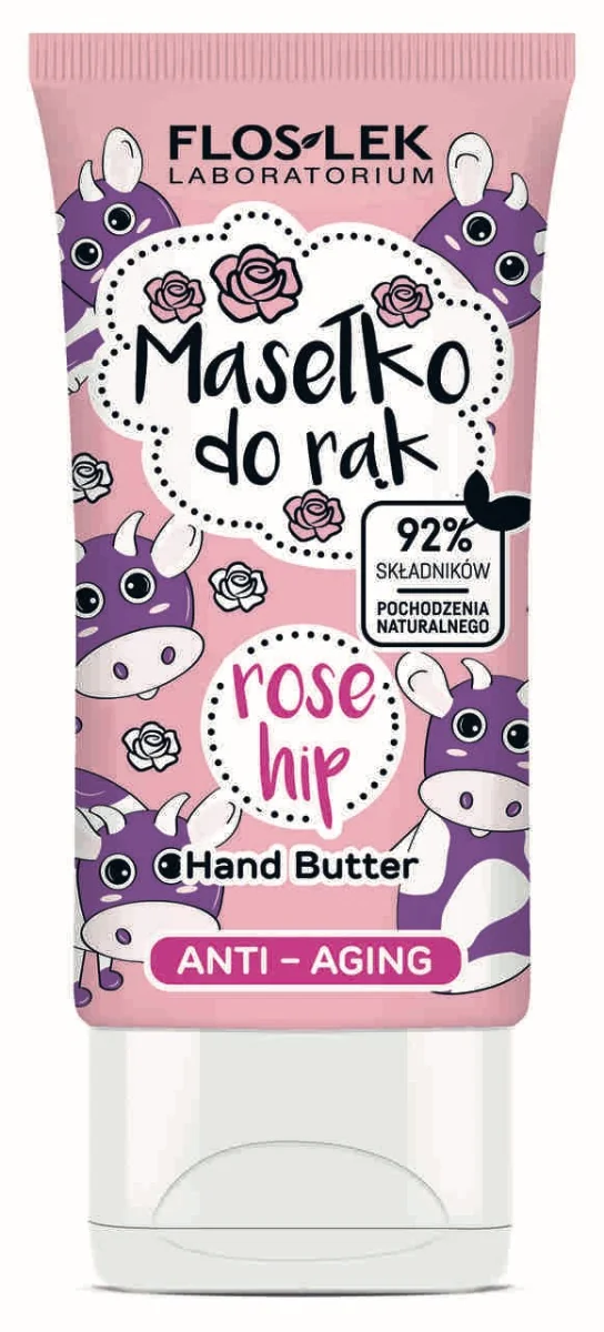 Floslek Hand Care Rose Hip masełko do rąk anti-aging, 50 ml