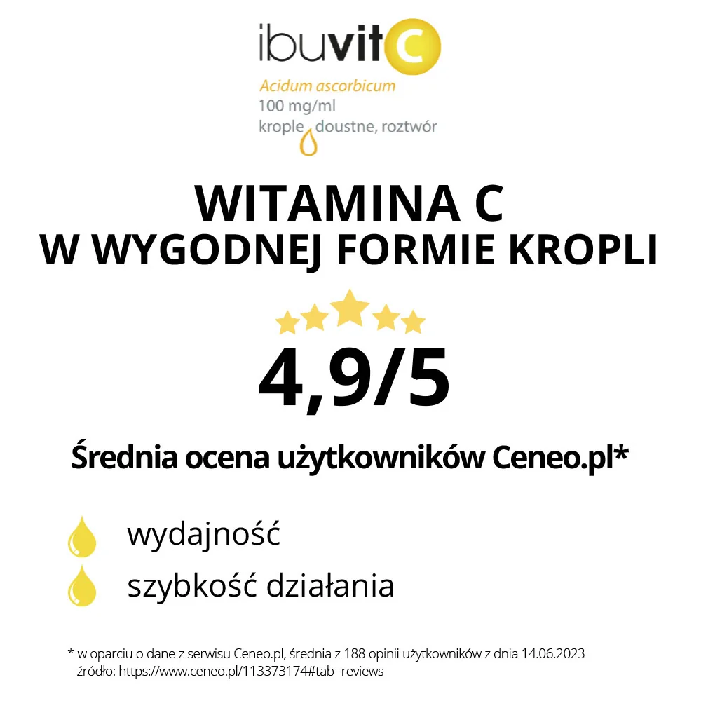 Ibuvit C 0,1 g/ml, krople doustne, 30 ml