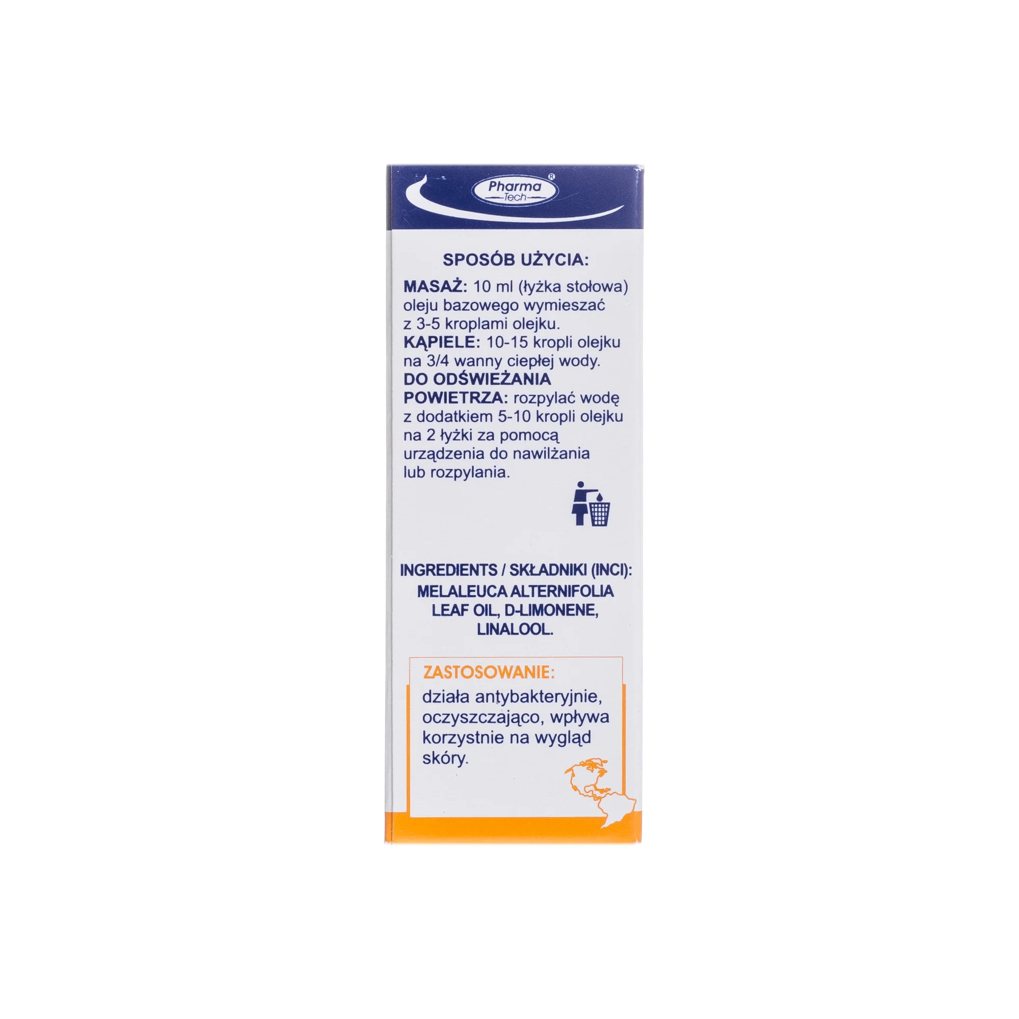 Pharmatech olejek drzewa herbacianego Pharmatech, 10 ml