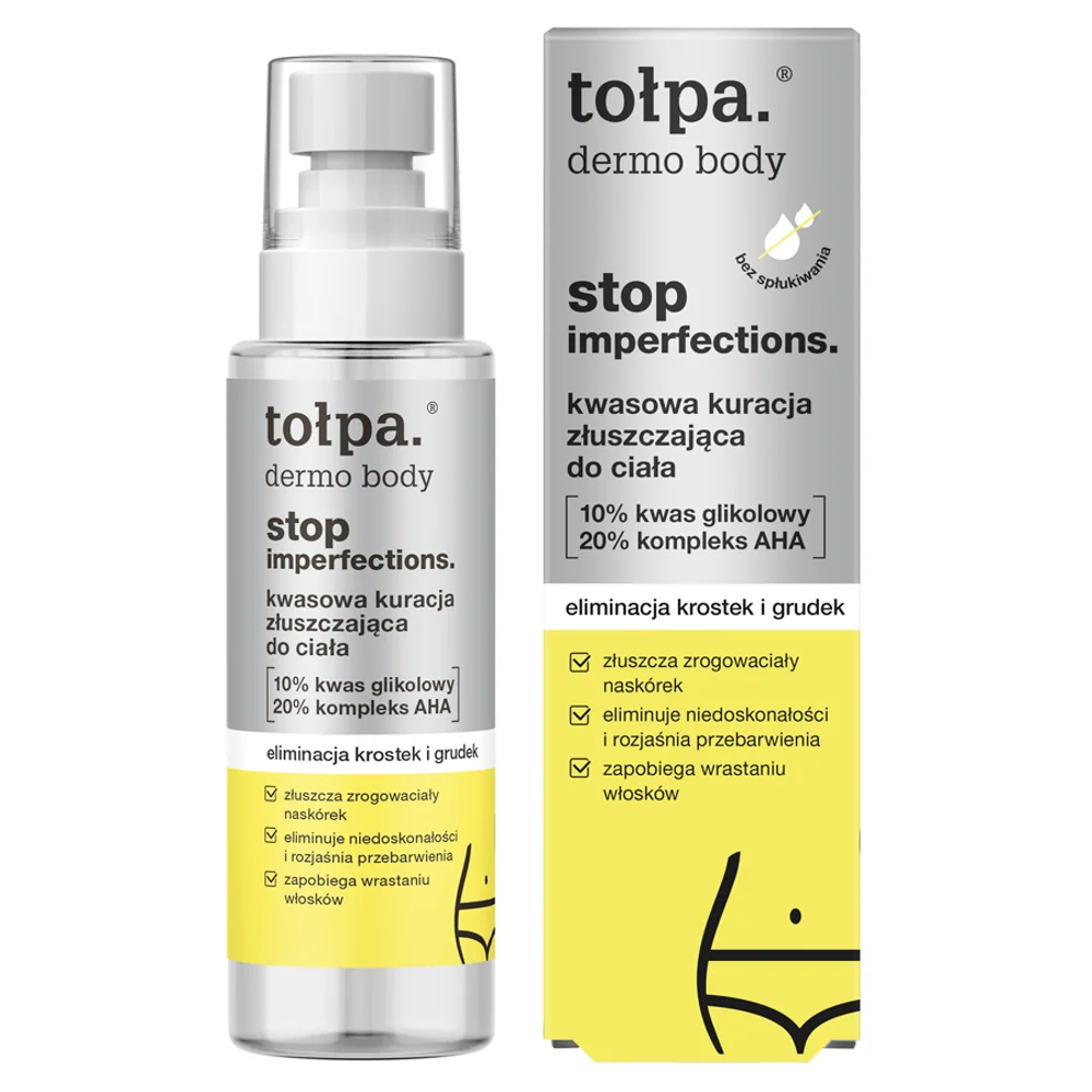 Tołpa Dermo Body Stop Imperfections kwasowa kuracja złuszczająca do ciała, 100 ml
