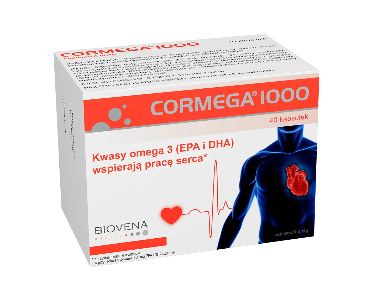 Biovena Health CORMEGA® 1000 40 kapsułek