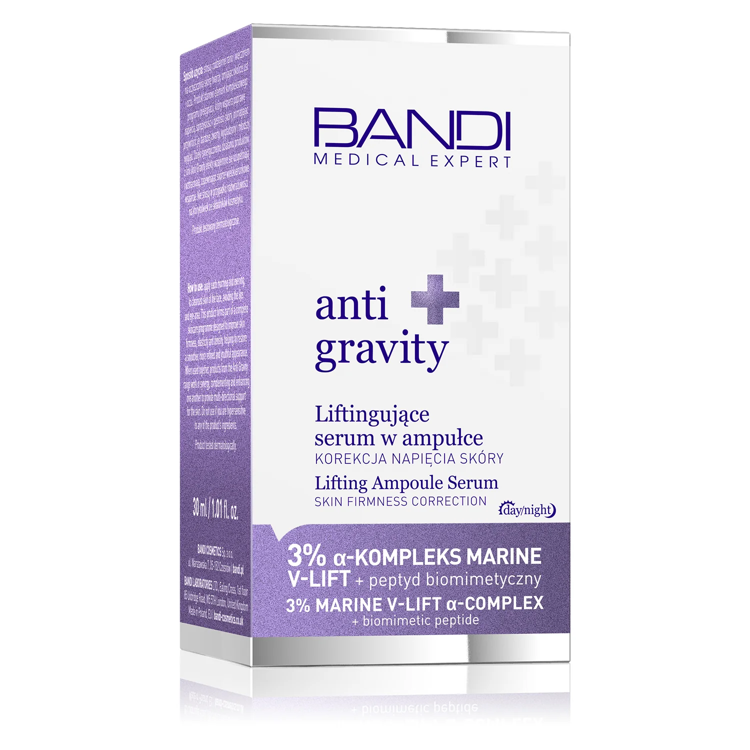 BANDI Anti Gravity liftingujące serum w ampułce: korekcja napięcia skóry, 30 ml
