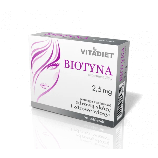 Biotyna 2,5 mg 60 tabletek