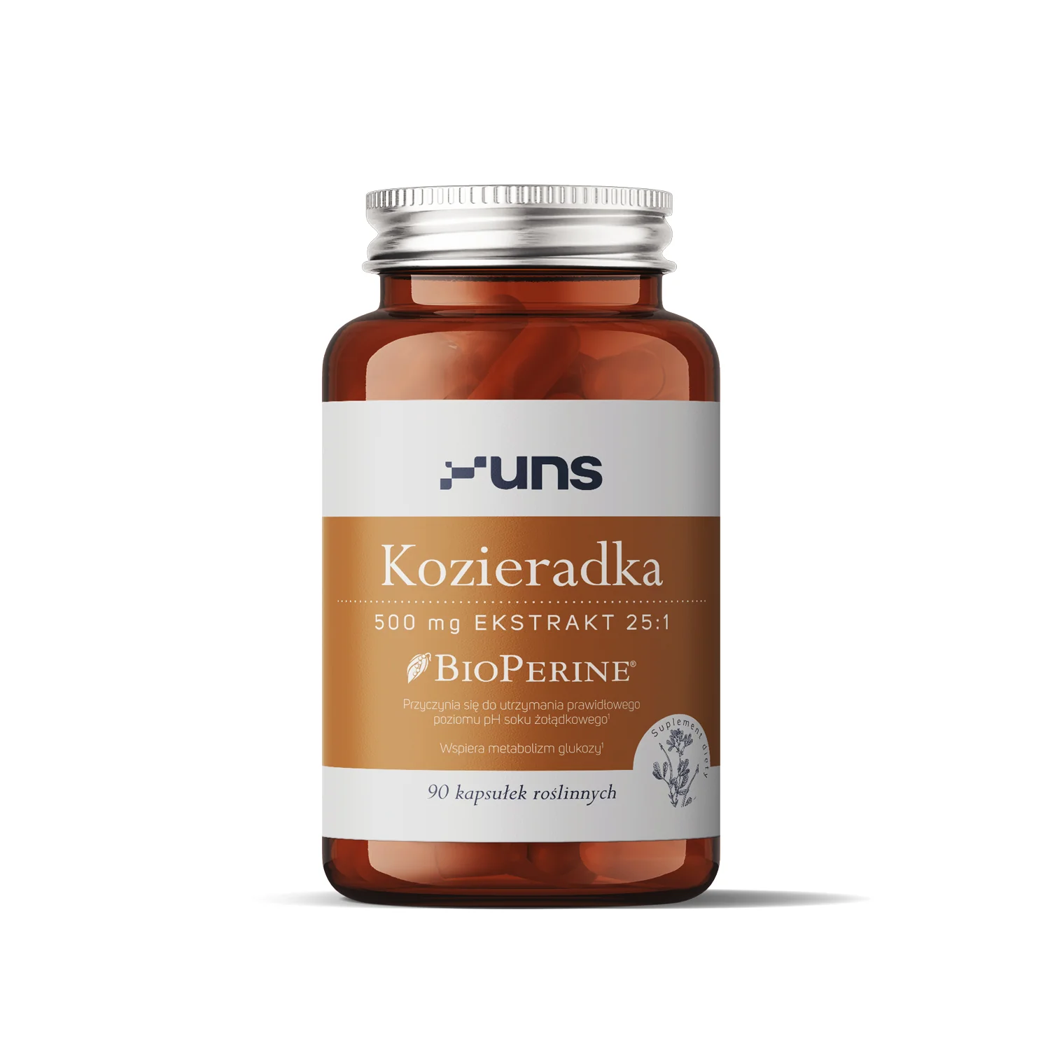 UNS Kozieradka + BioPerine® 90 wege kapsułek