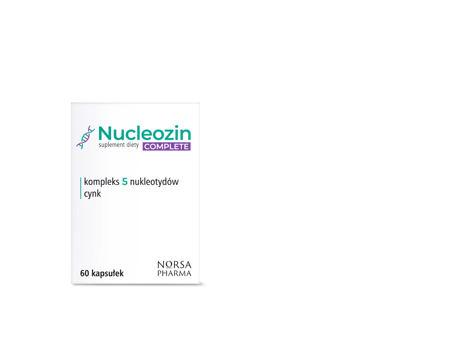 Norsa Pharma Nucleozin Complete, 60 kapsułek