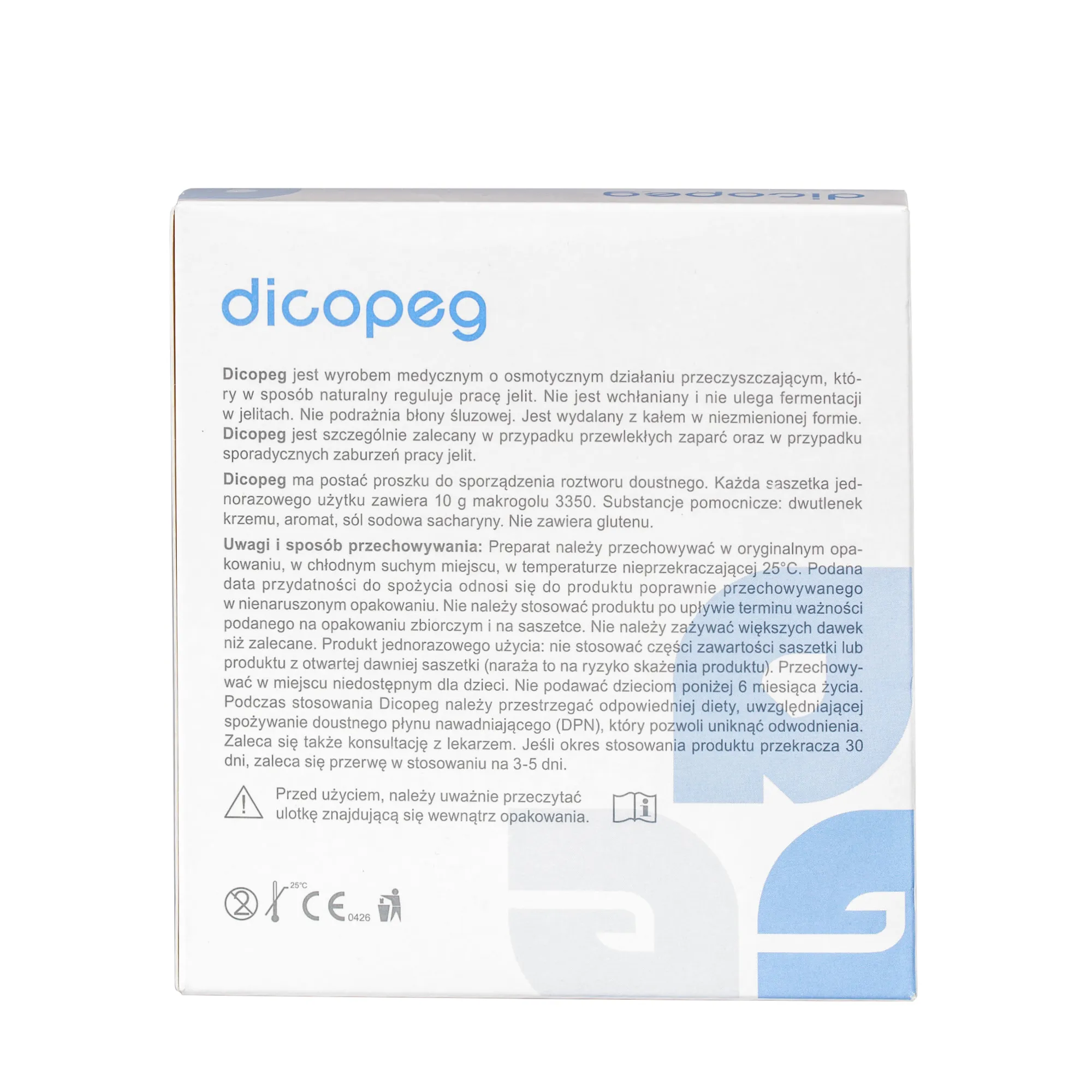 Dicopeg, proszek do sporządzania zawiesiny doustnej, 14 saszetek 