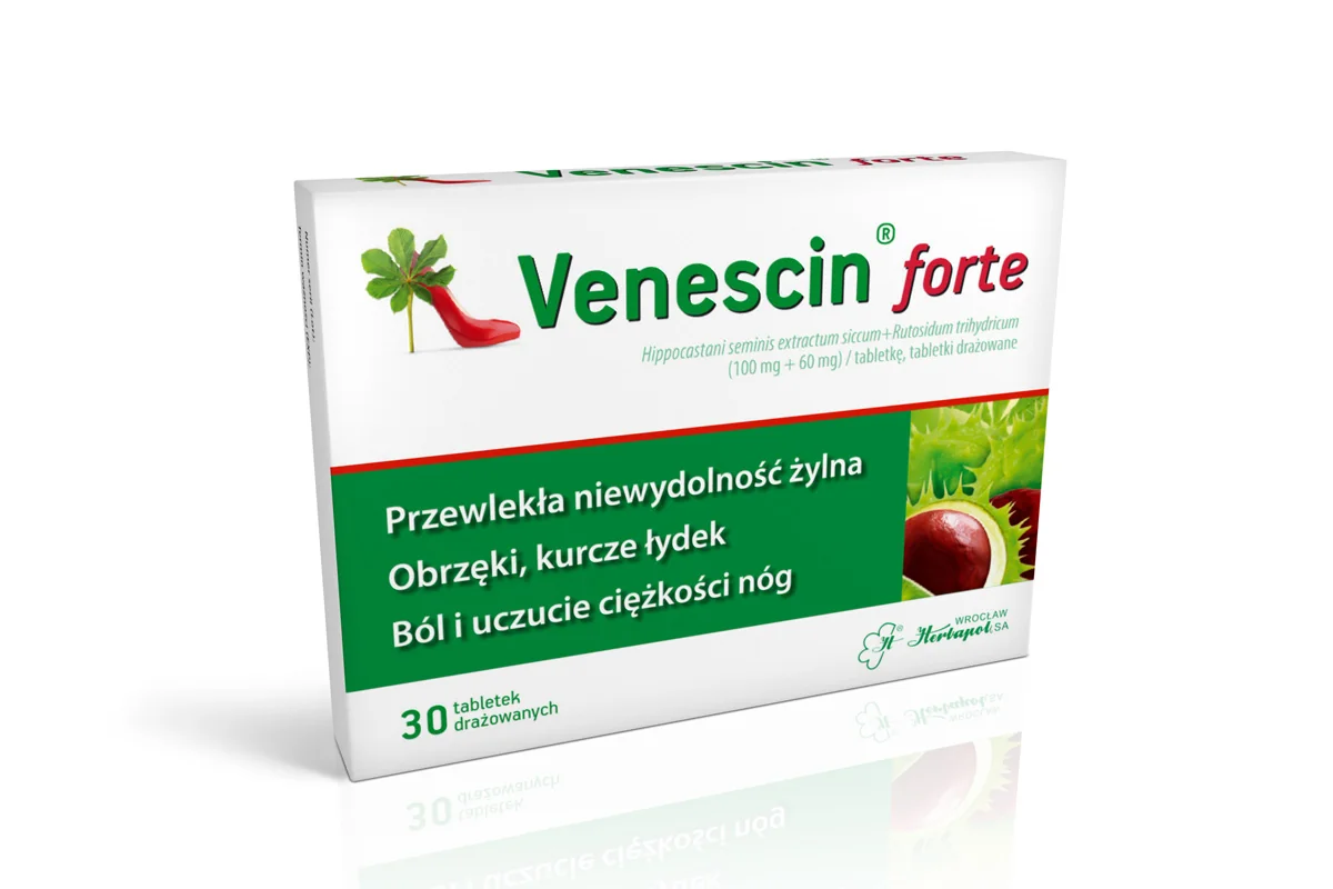 Venescin Forte 30 tabletek drażowanych