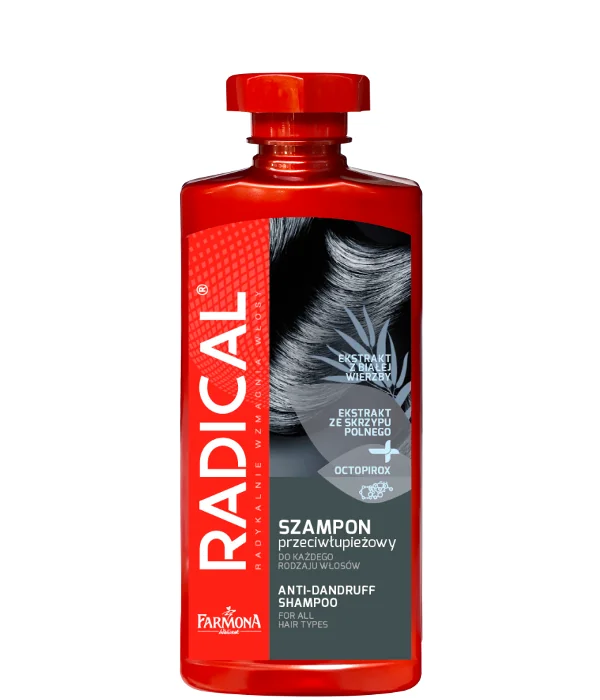 Radical szampon przeciwłupieżowy do każdego rodzaju włosów, 400 ml
