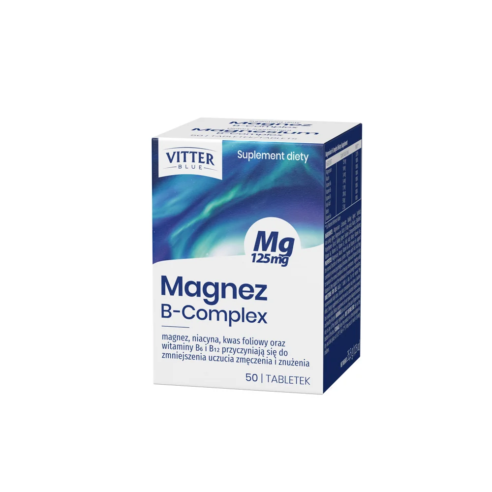 Magnez B-Complex Vitter Blue 50 tabletek