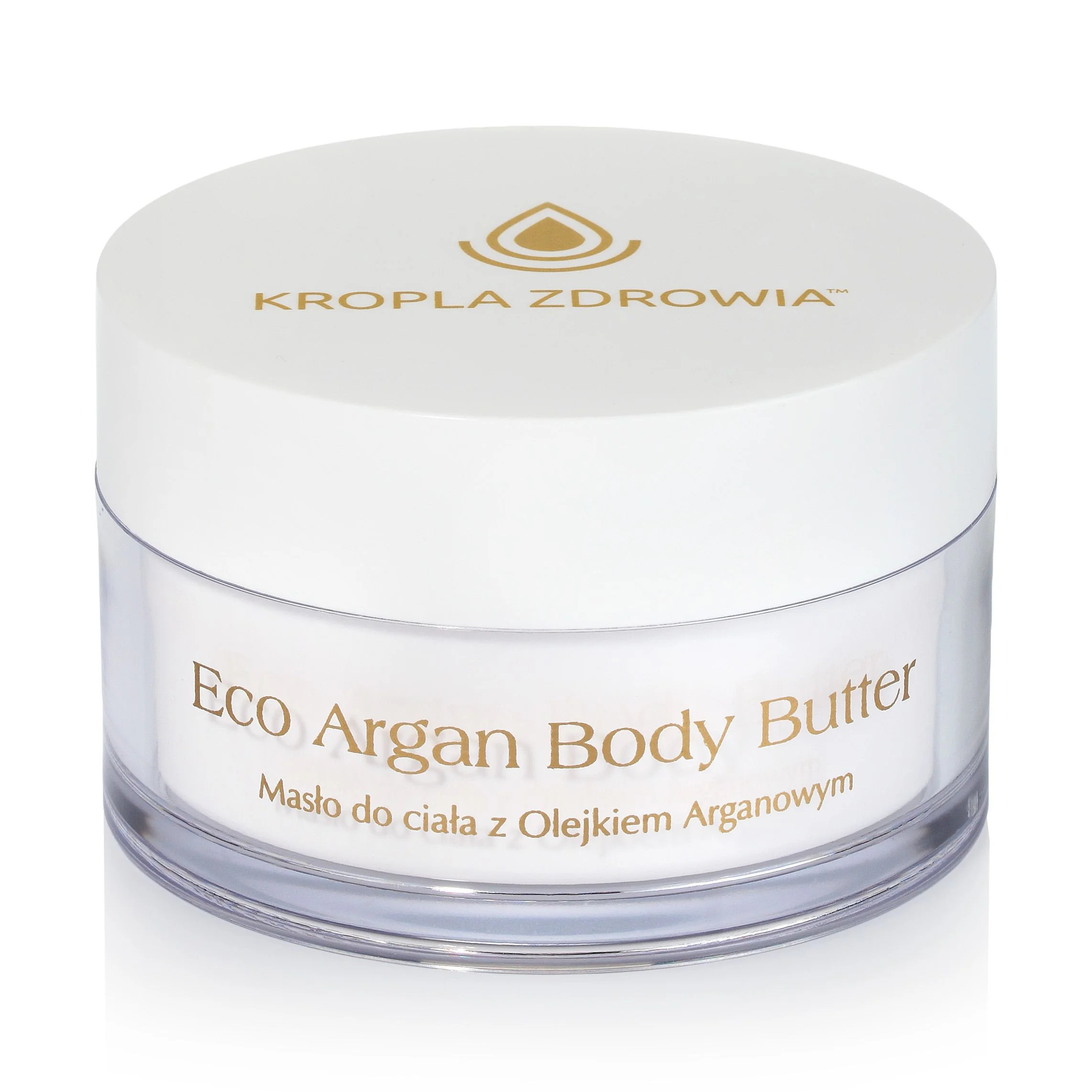 Kropla Zdrowia Eco Argan masło do ciała z olejkiem arganowym, 200 ml. Data ważności: 31.10.2026