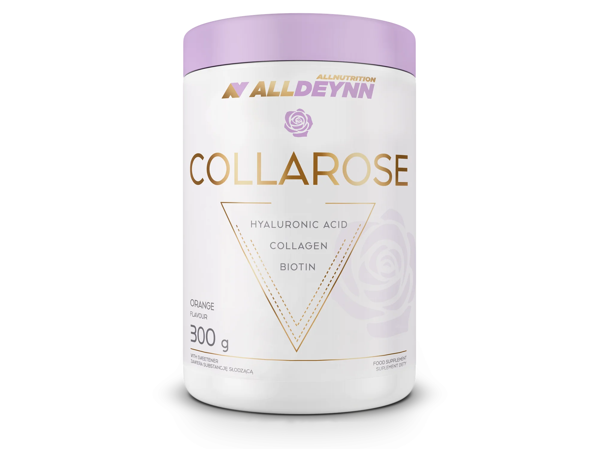 Allnutrition Alldeynn Collarose smak pomarańczowy, proszek, 300 g