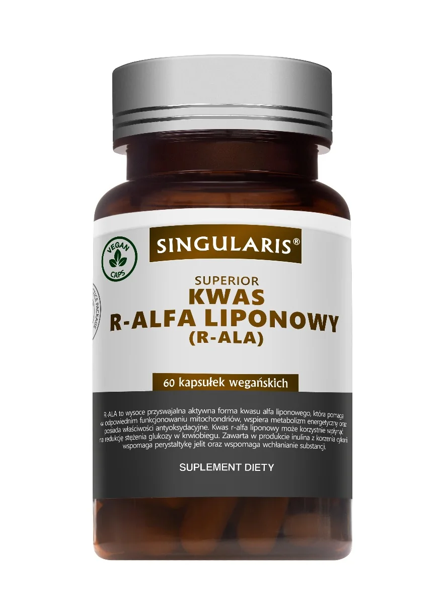 Singularis Kwas R-alfa liponowy 60 kapsułek