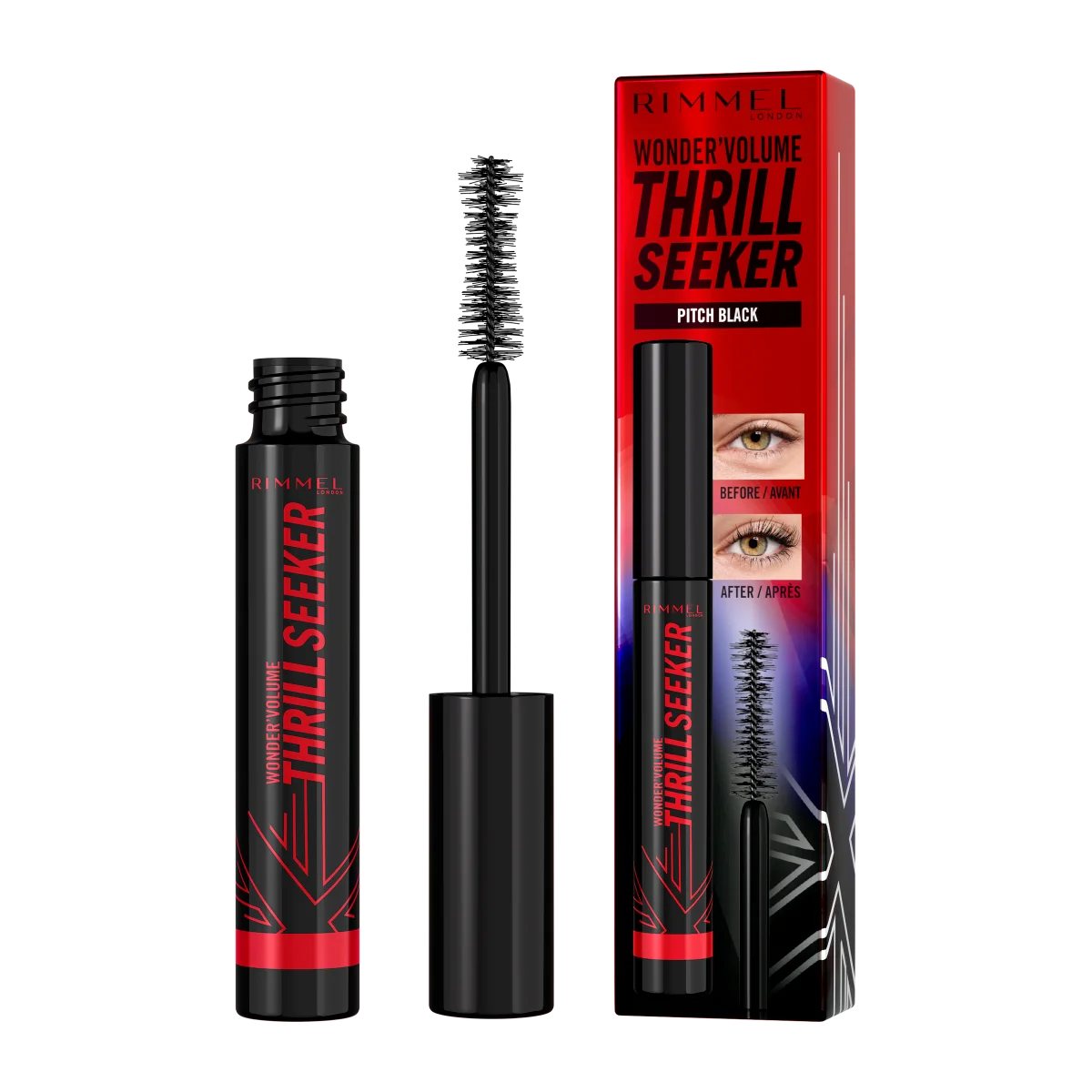 Rimmel Wonder Volume Thrill Seeker tusz do rzęs Black, 8 ml