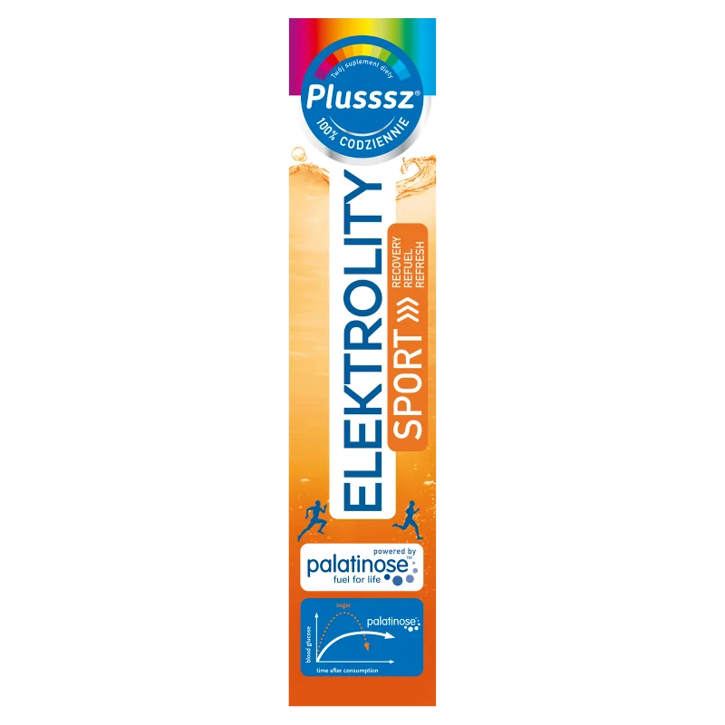 Plusssz Elektrolity Sport 100% Complex suplement diety, 24 tabletek