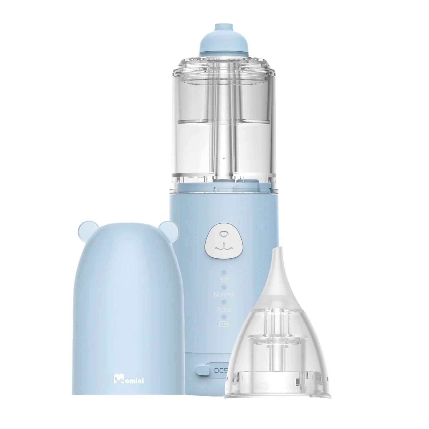 Momini NanoFlush 2w1 automatyczny irygator i aspirator, 12 elementów