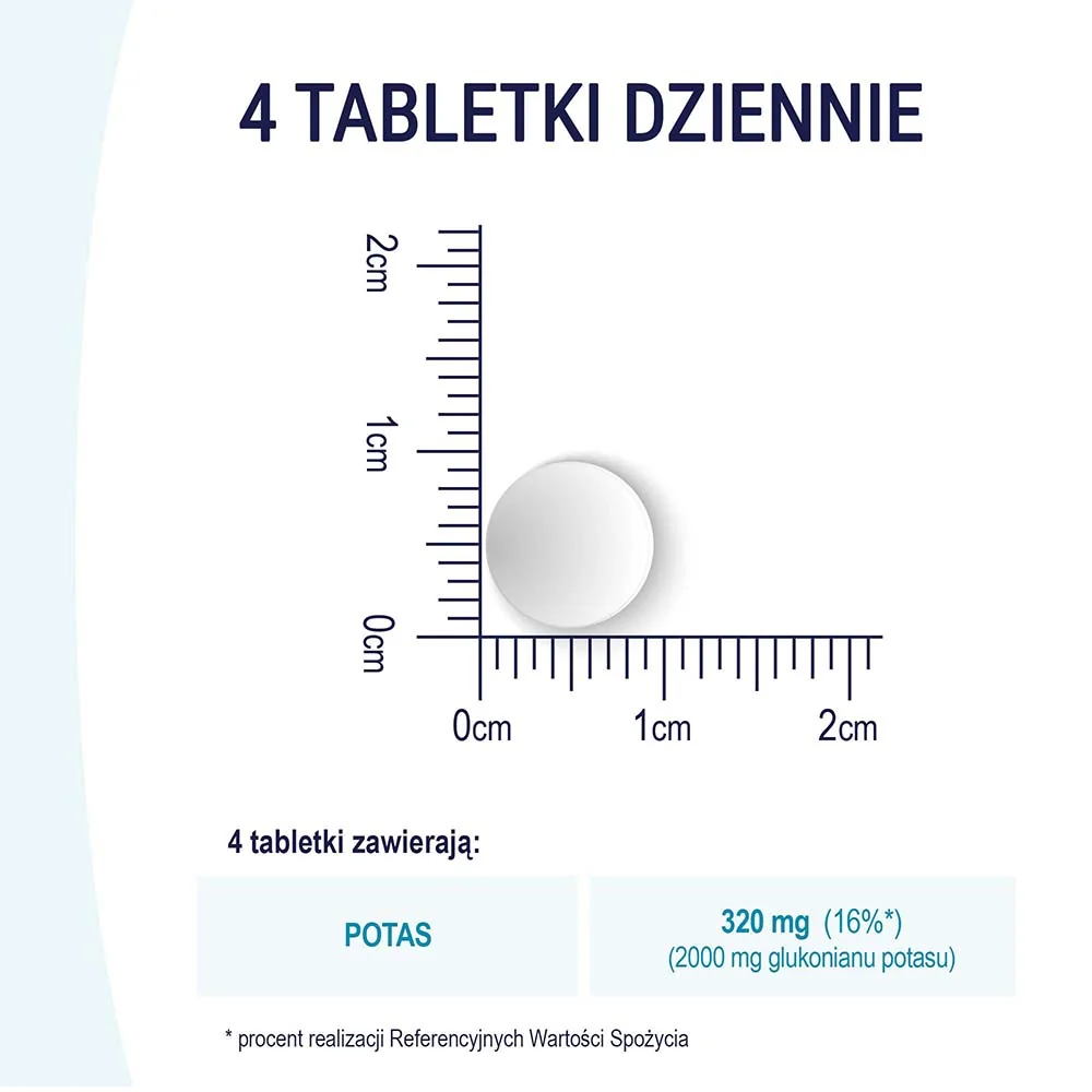 Naturell Potas organiczny 100 tabletek