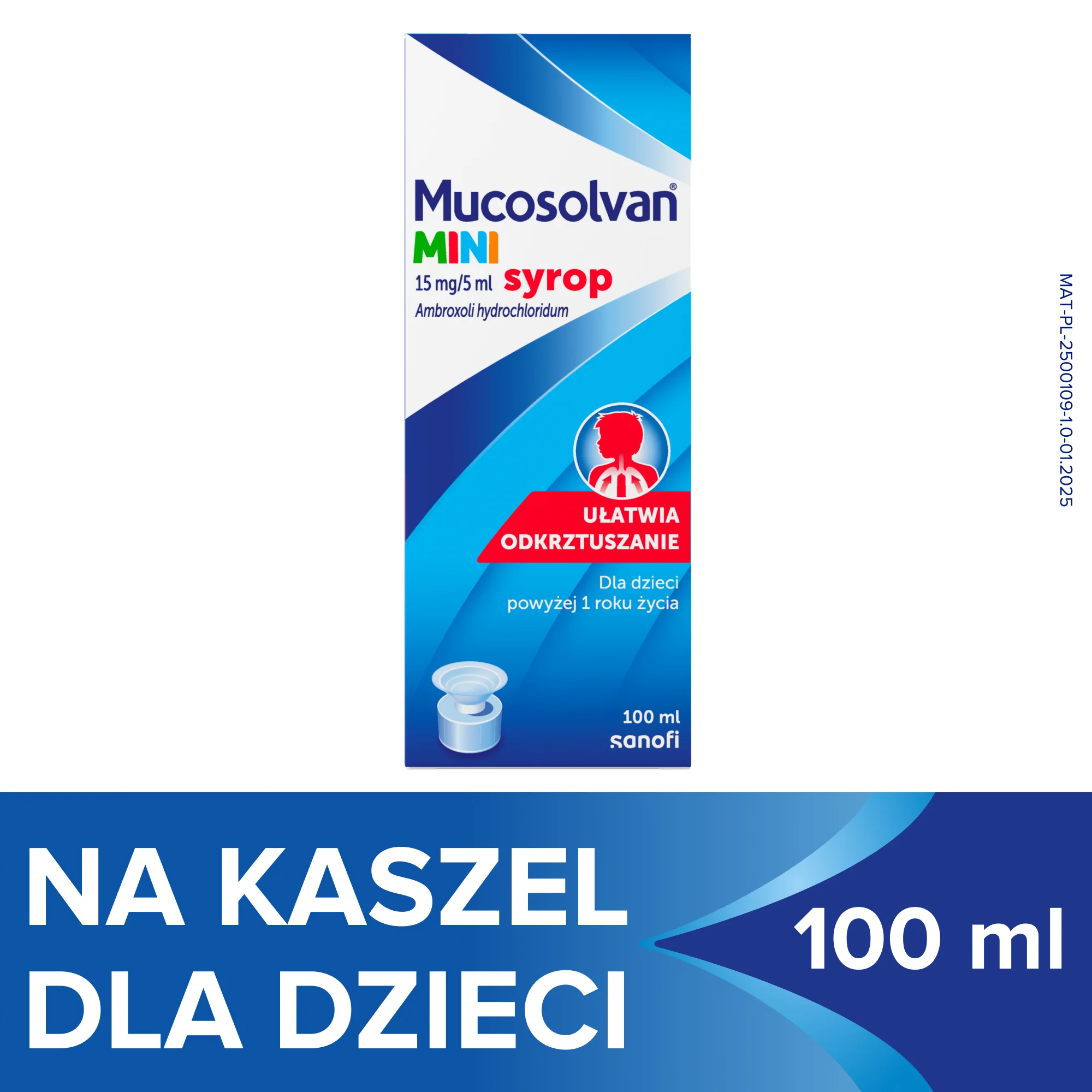 Mucosolvan Mini 15mg/5 ml, syrop, 100 ml