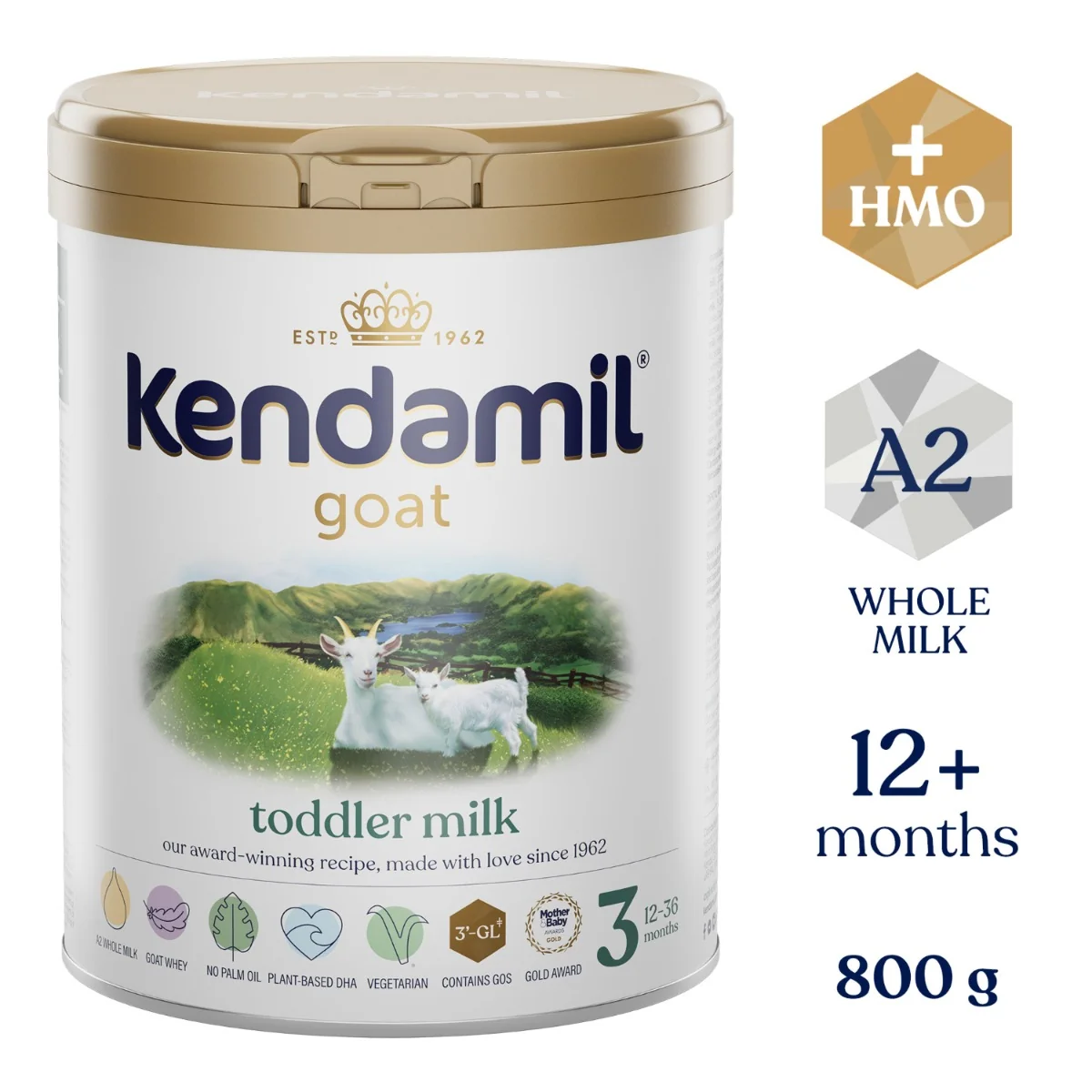 Kendamil® Goat 3 kozie mleko dla dzieci 12-36 m, 800 g