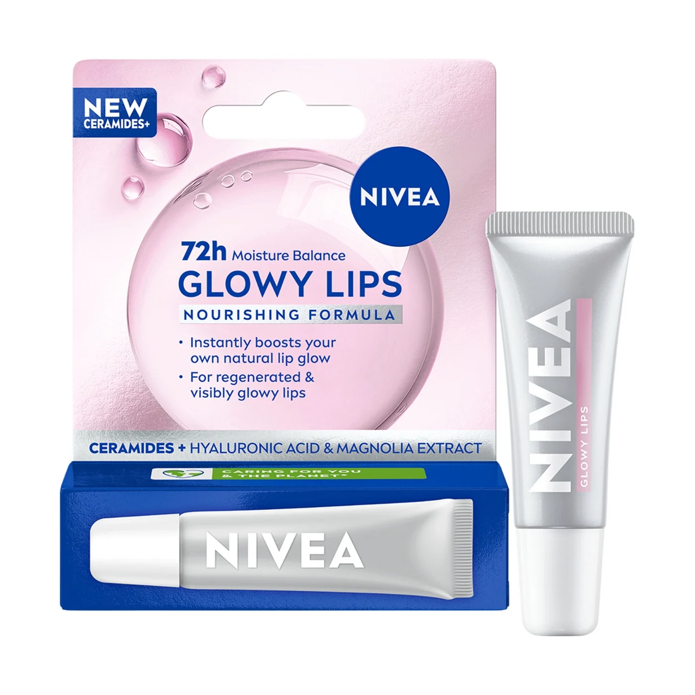 Nivea Glowy Lips balsam do ust z ekstraktem z magnolii, 10 ml