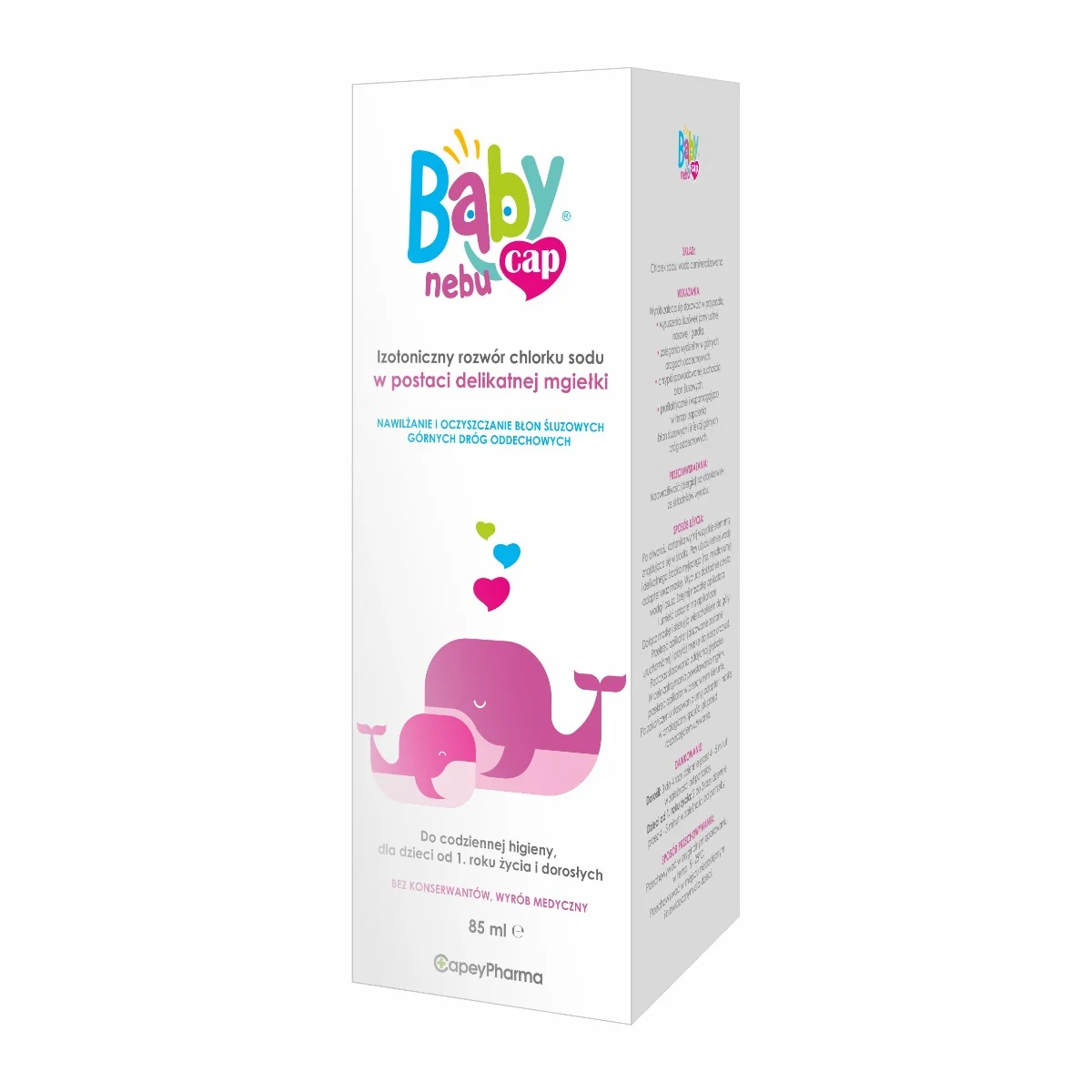 Babynebucap roztwór izotoniczny w postaci mgiełki 85 ml