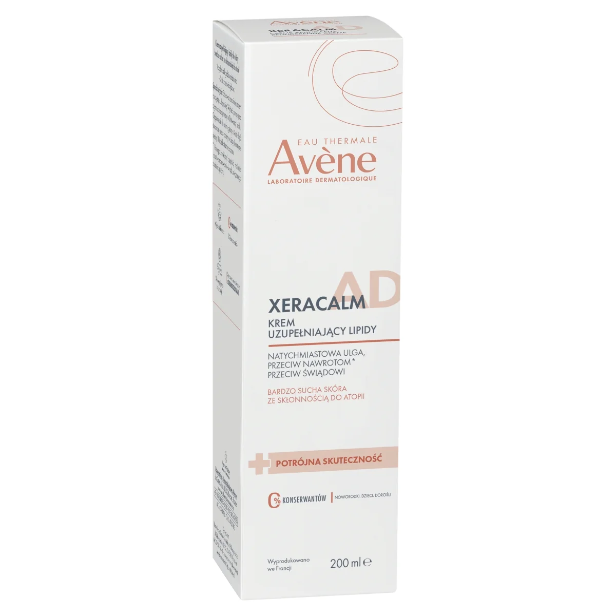 Avène XeraCalm A.D krem uzupełniający lipidy, 200 ml